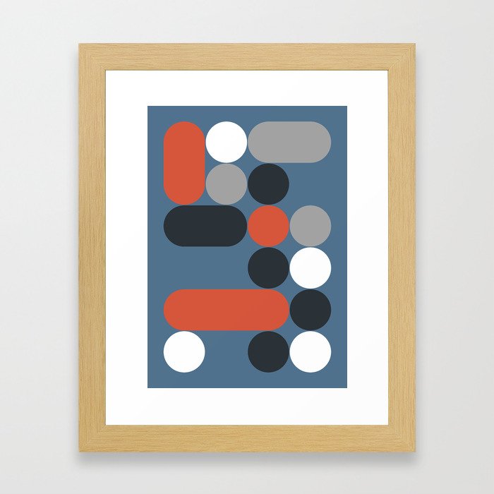 Domino 07 Framed Art Print