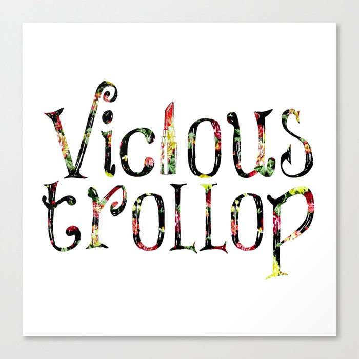 Vicious Trollop Canvas Print