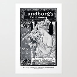 Lundborg's Perfumes  Art Print