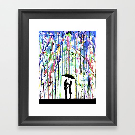 Pour Deux Framed Art Print