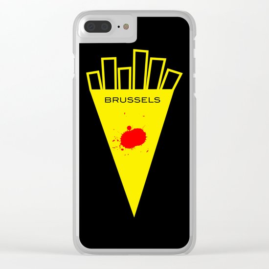 Brussels Belgian Fries, the Best of the World Clear iPhone Case