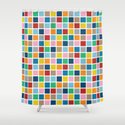 Heart Stripes Mint Shower Curtain By Project M Society6