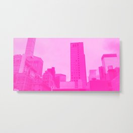 Pink NYC Metal Print