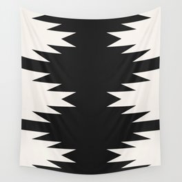 Geometric Southwestern Minimalism - Charcoal Wall Tapestry