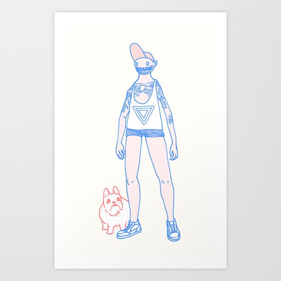 Short Shorts! Art Print