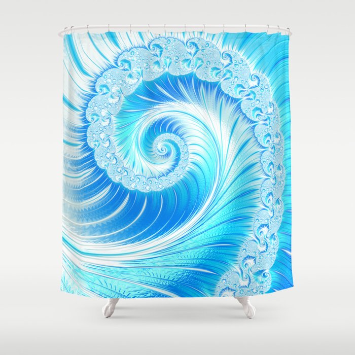 Frozen Vortex Shower Curtain By Annyrose Society6
