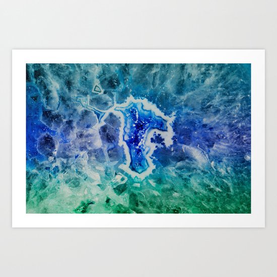 MINERAL MAZE Art Print