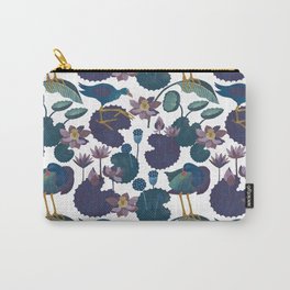 Water birds and water lilies Carry-All Pouch