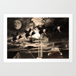 When Pigs Fly Art Print