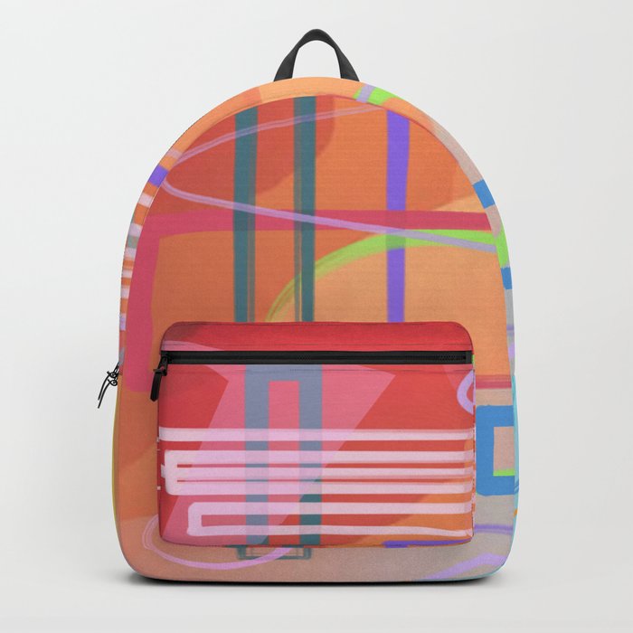 Abstract Stroke of Life (D162) Backpack