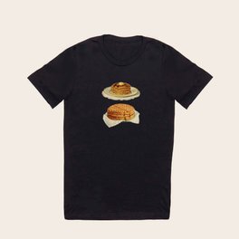 Vintage Breakfast Recipe - Waffles and Pancakes  T Shirt