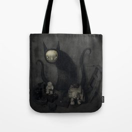 Cat monster Tote Bag