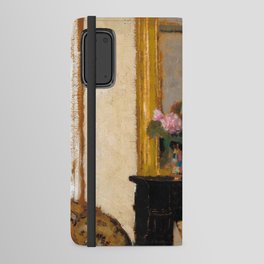 Vase of Flowers on a Mantelpiece, 1900 by Edouard Vuillard Android Wallet Case