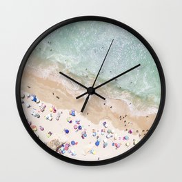 Pastel Beach Wall Clock