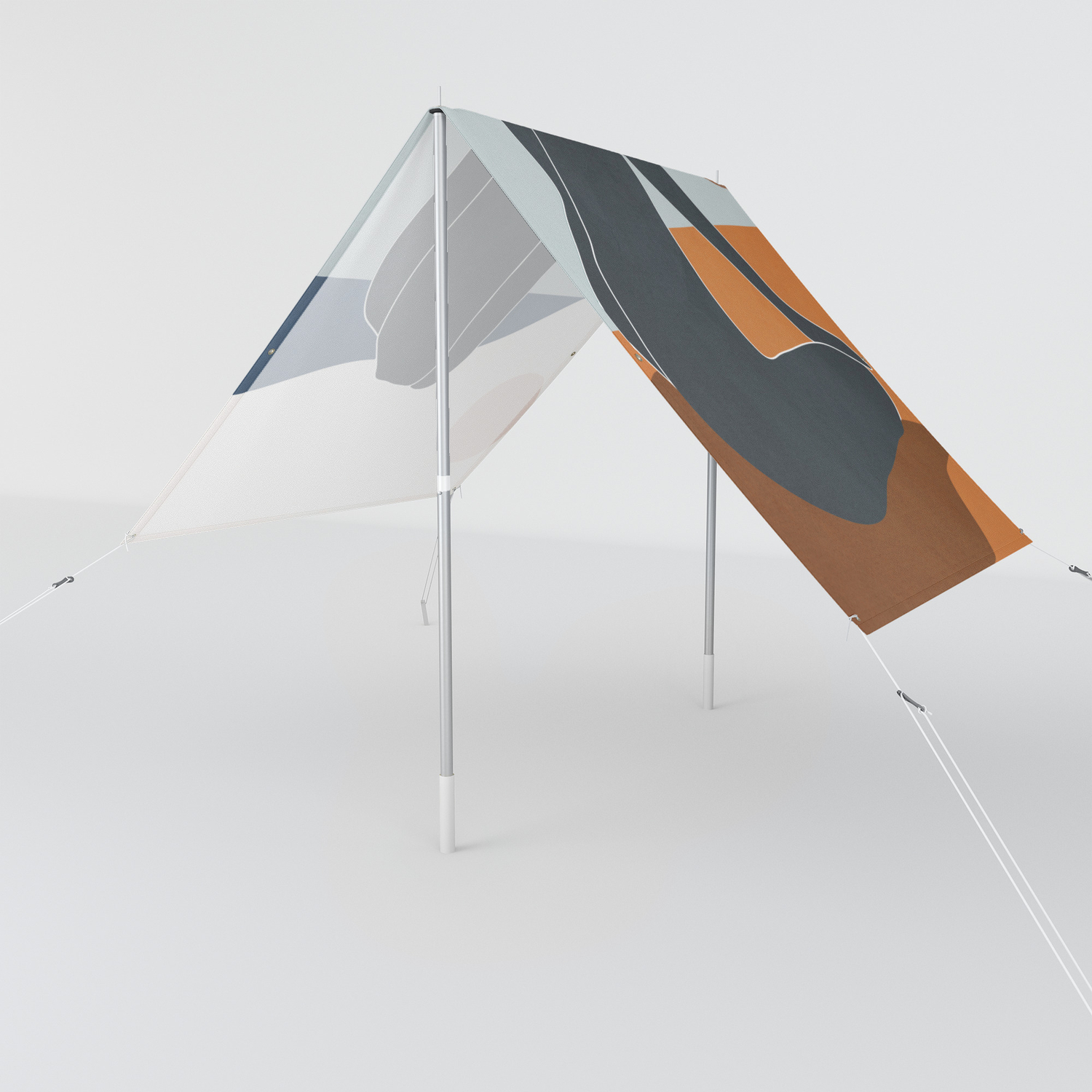 Abstract Art Nude 4 Sun Shade By Thindesign Society6