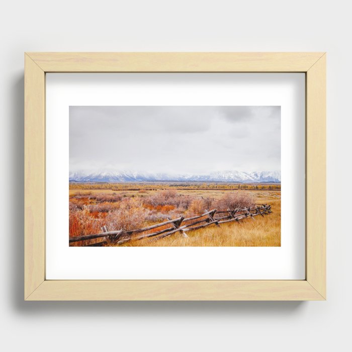 Homestead Landscapes, Wyoming Recessed Framed Print