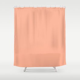 Persimmon Pink-Orange Shower Curtain