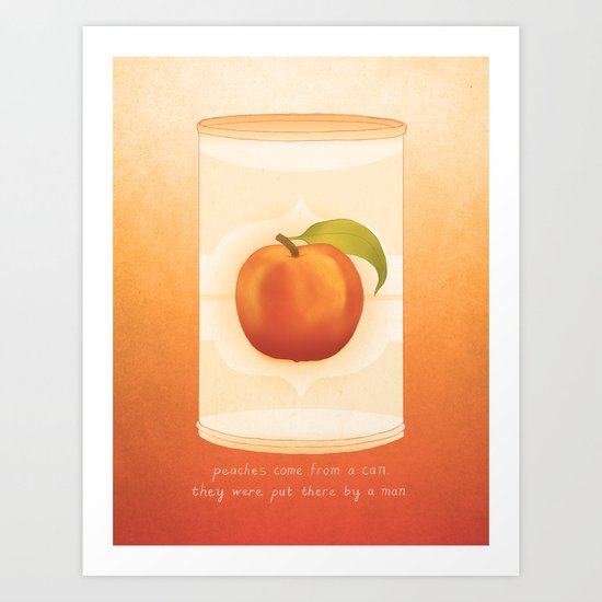 Peaches Art Print