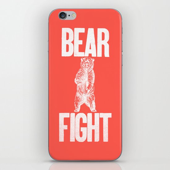 Bear Fight iPhone Skin