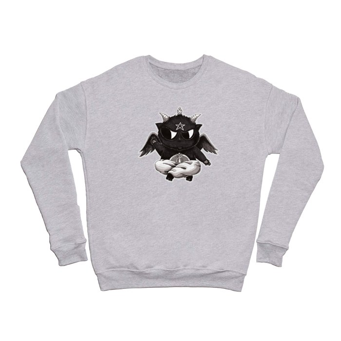 Black Cathomet Crewneck Sweatshirt