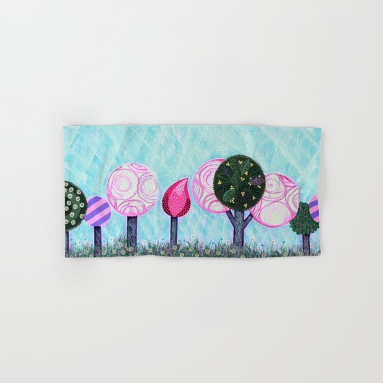 Pink grove Hand & Bath Towel