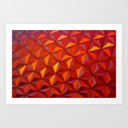 Geometric Epcot Art Print