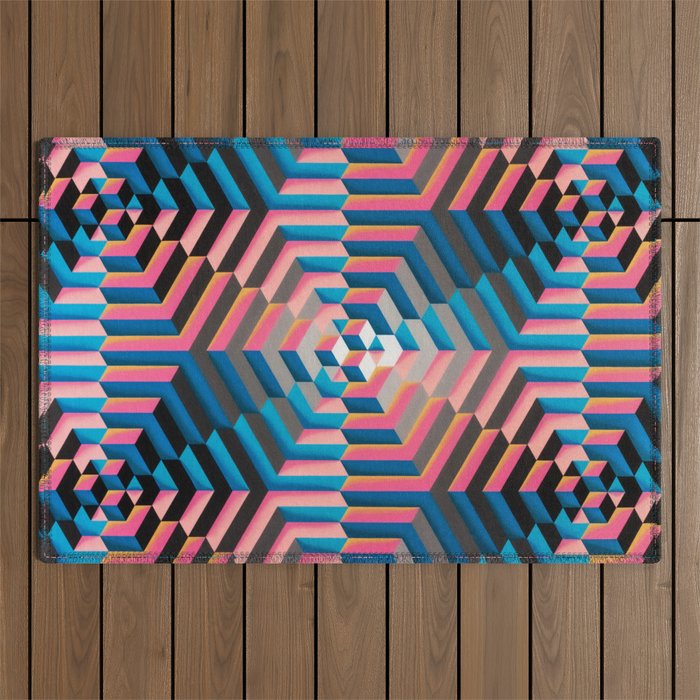 Rhombi Outdoor Rug