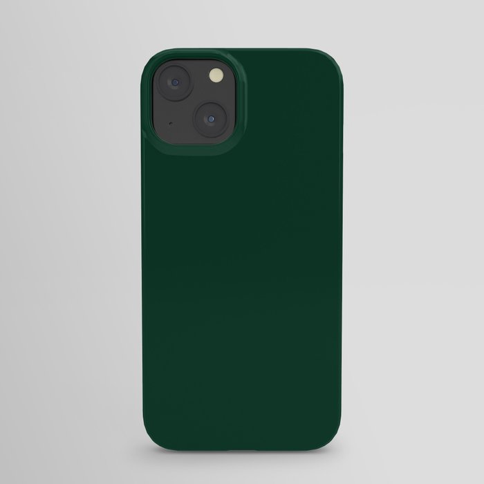 Ultra Deep Emerald Green Color - Lowest Price On Site iPhone Case