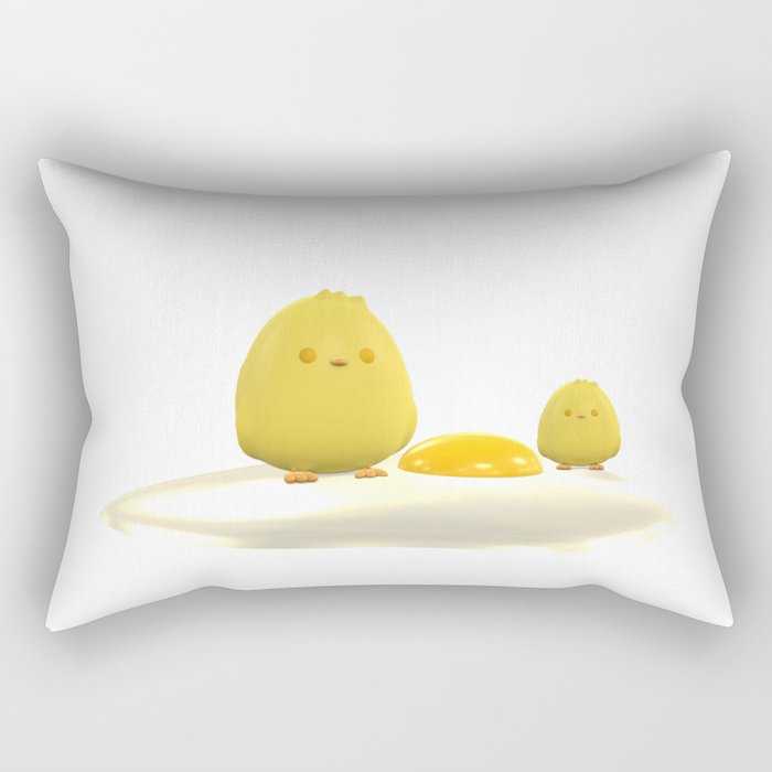 Chickies and Sunny Side Up Rectangular Pillow