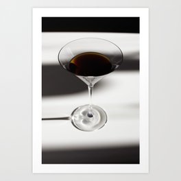 Dark Espresso Martini  Art Print