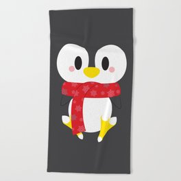 Holiday Penguin - Limited Edition Beach Towel