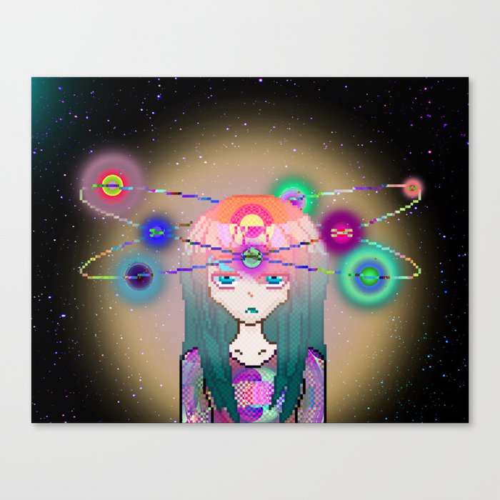 I'm not in this universe Canvas Print
