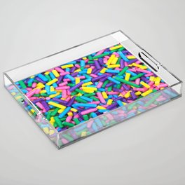Colorful Sprinkles | Sweet Candy Acrylic Tray
