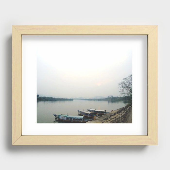 Hue Sunset Recessed Framed Print