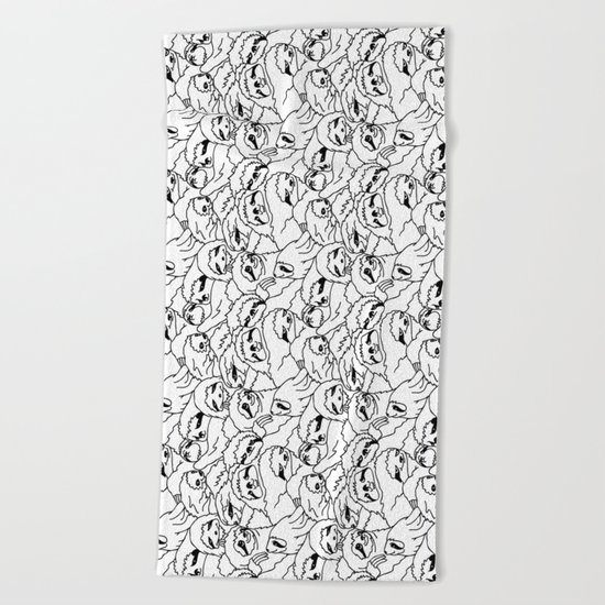 Oh Sloth Beach Towel
