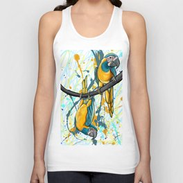 Macaws Unisex Tank Top