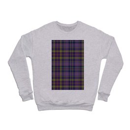 Vintage Purple Tartan Plaid Pattern Crewneck Sweatshirt