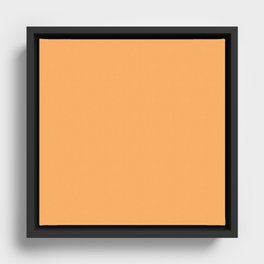 Carnival Orange Framed Canvas