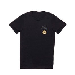 Cozy Fuzzy Bear (Black) T Shirt