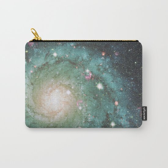 Old School Spiral Galaxy Carry-All Pouch