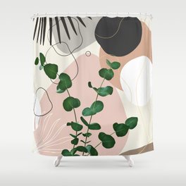 Eucalyptus Fan Palm Finesse #1 #tropical #decor #art #society6 Shower Curtain