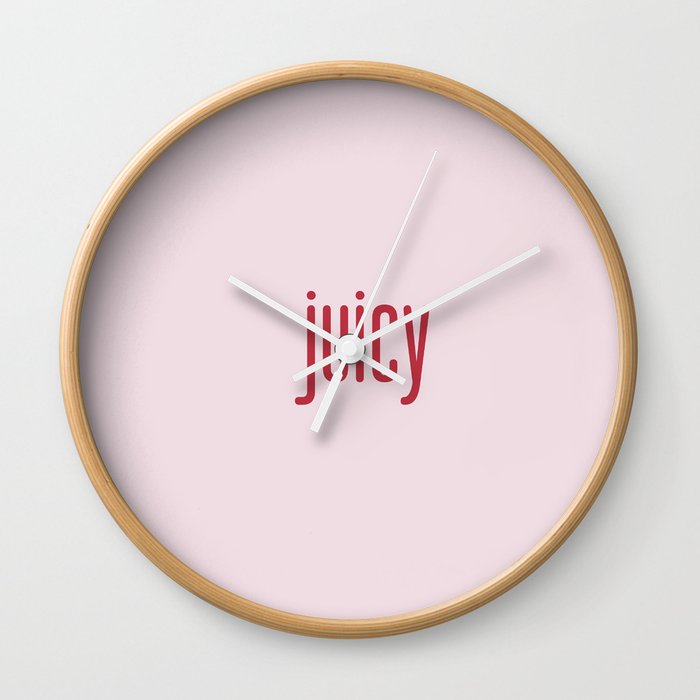 PINK JUICE Wall Clock