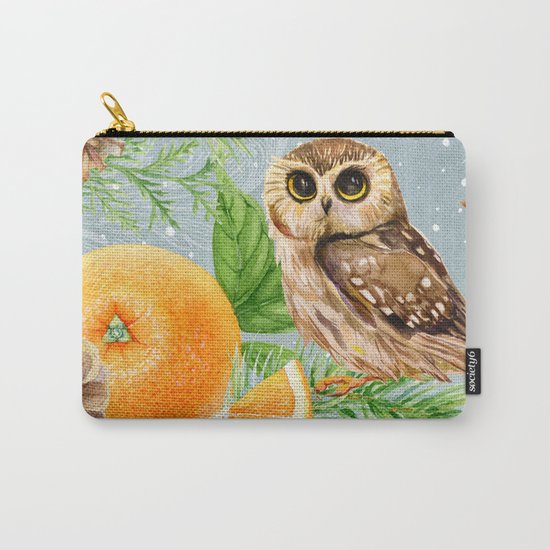 Winter animal #10 Carry-All Pouch