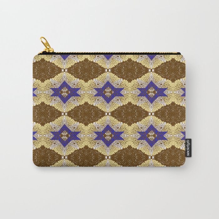 Blue and Brown by Melissa Brown Carry-All Pouch