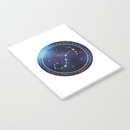 Scorpio Zodiac | Nebula Circles Notebook