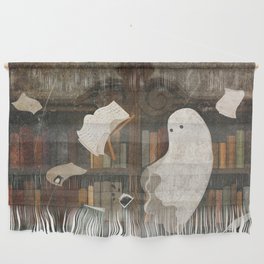 There's a Poltergeist in the Library Again... Wall Hanging