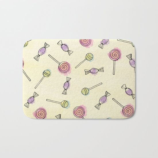 Candy rain Bath Mat