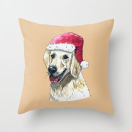Christmas Labrador Retriever Dog Throw Pillow