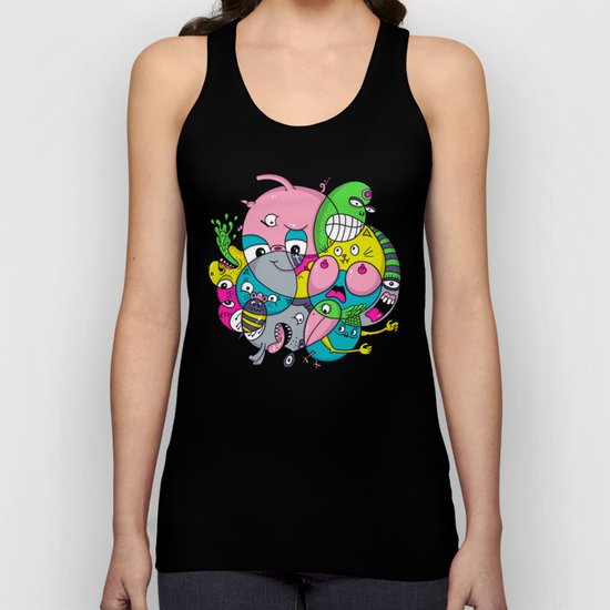 Scribble Ball Unisex Tank Top