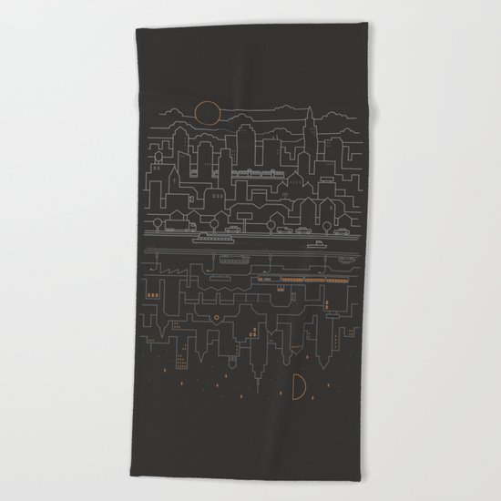 City 24 Beach Towel